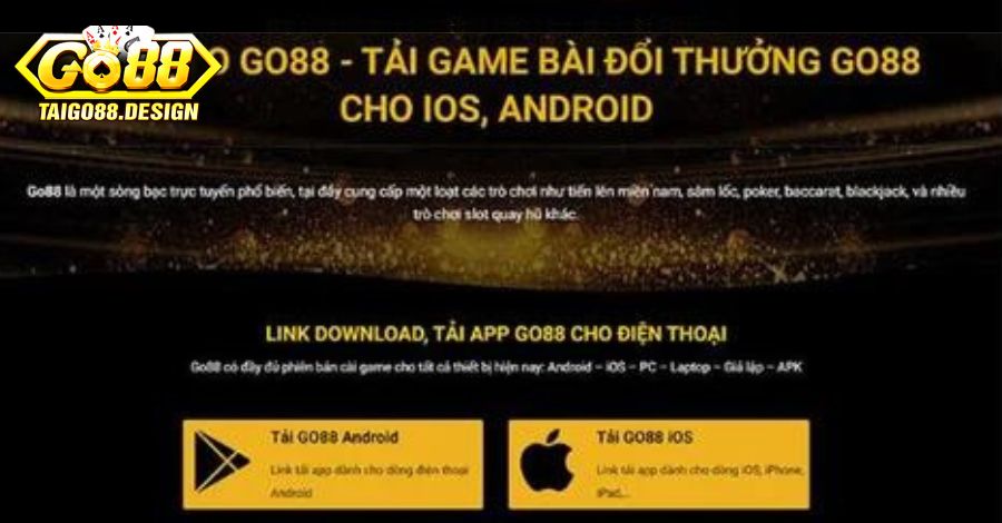 Các hình thức tải Go88 dành cho người mới