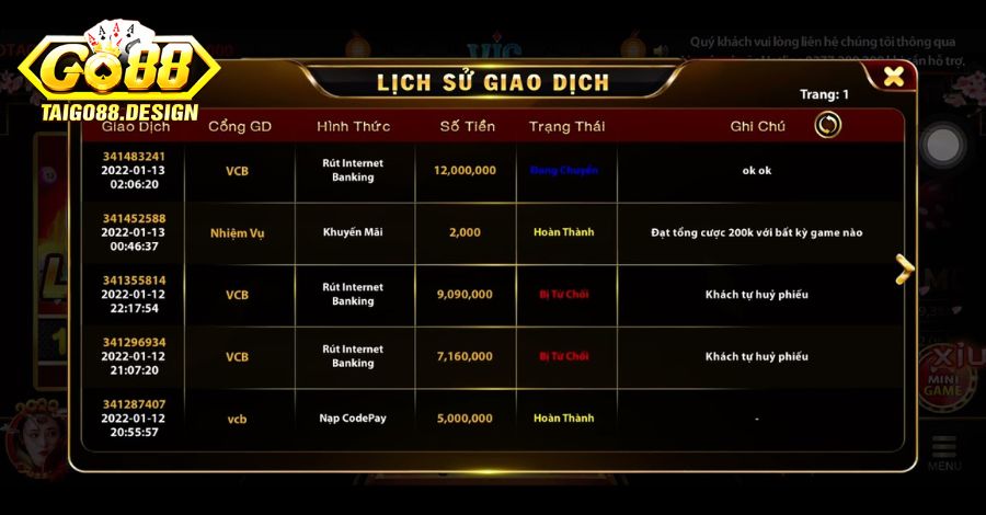 Cách thức nạp tiền go88 nhanh chóng nhất